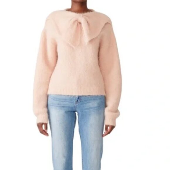 byTiMo Powder Pink Bow Sweater - Picture 1 of 10